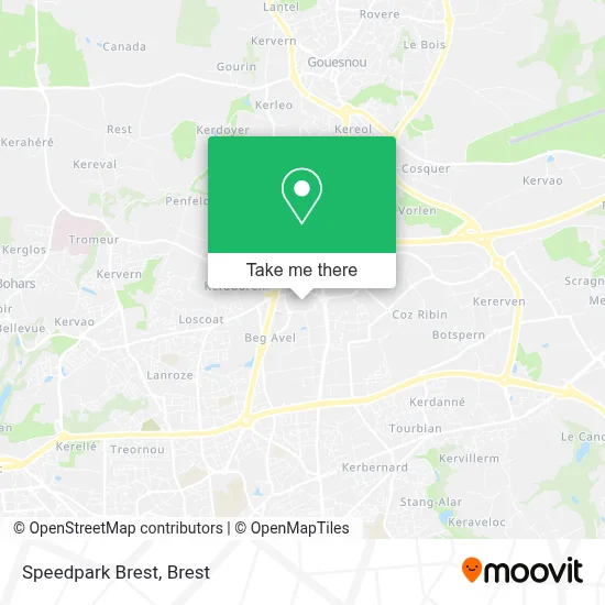 Speedpark Brest map