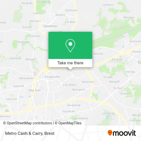 Metro Cash & Carry map