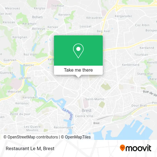 Restaurant Le M map