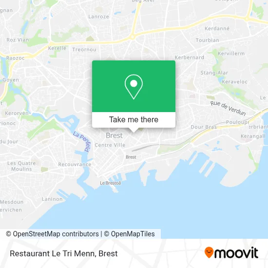 Restaurant Le Tri Menn map