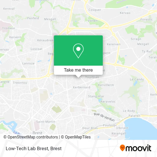 Low-Tech Lab Brest map