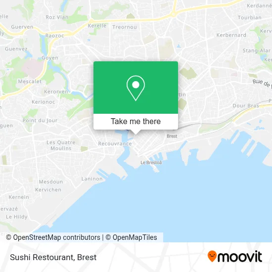 Sushi Restourant map