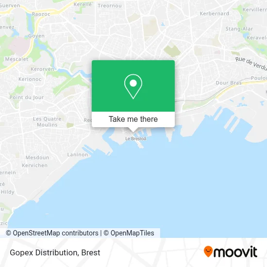 Gopex Distribution map