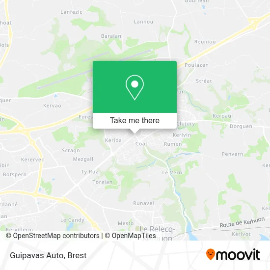 Guipavas Auto map