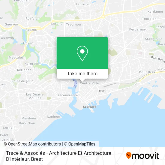 Trace & Associés - Architecture Et Architecture D'Intérieur map