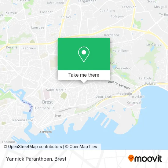 Yannick Paranthoen map
