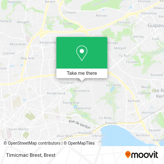 Timicmac Brest map
