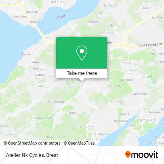 Atelier Nk Cycles map