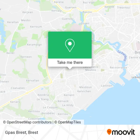 Gpas Brest map
