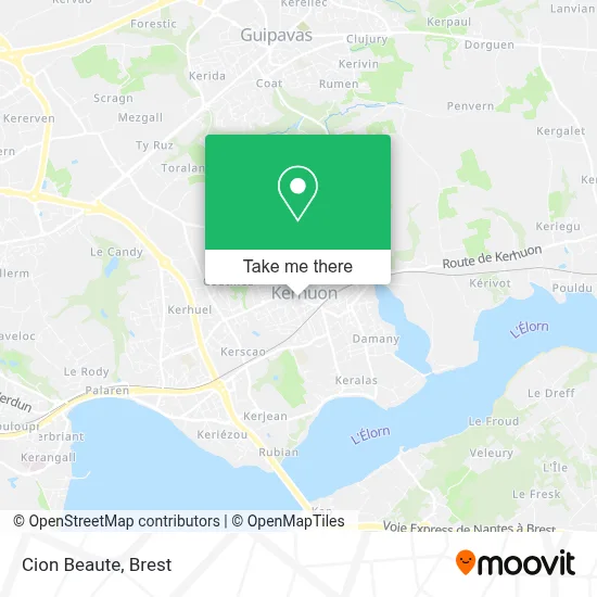 Cion Beaute map