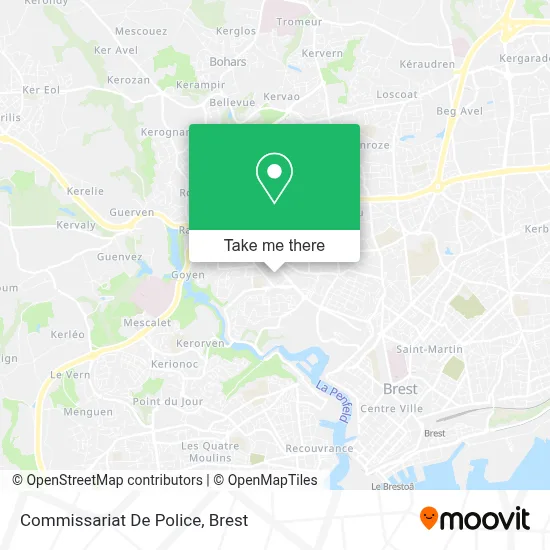 Commissariat De Police map