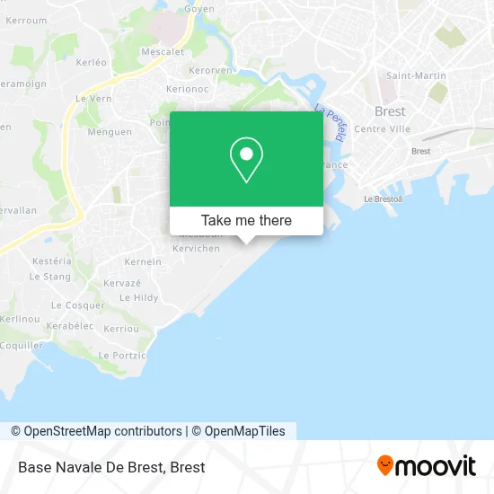 Base Navale De Brest map