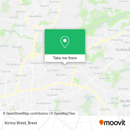 Kiclos Brest map