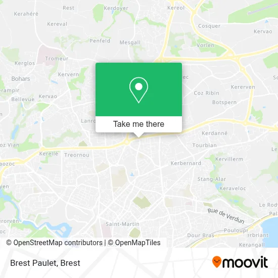 Brest Paulet map