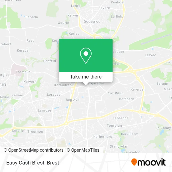 Easy Cash Brest map