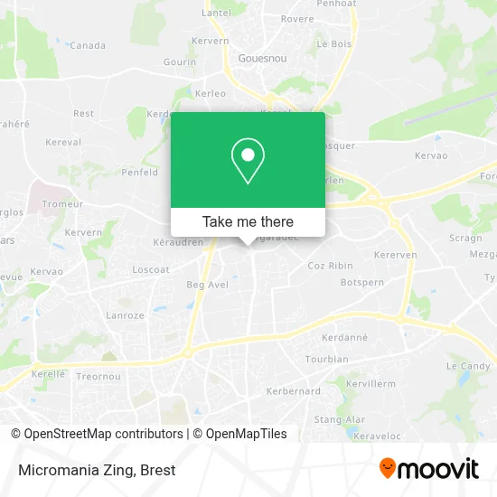 Micromania Zing map