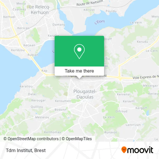 Tdm Institut map