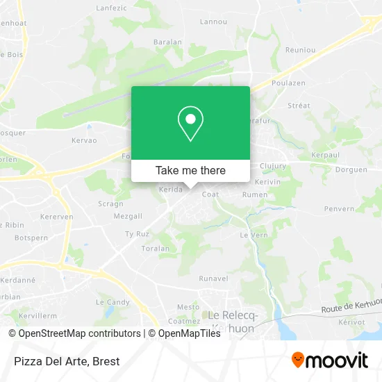 Pizza Del Arte map