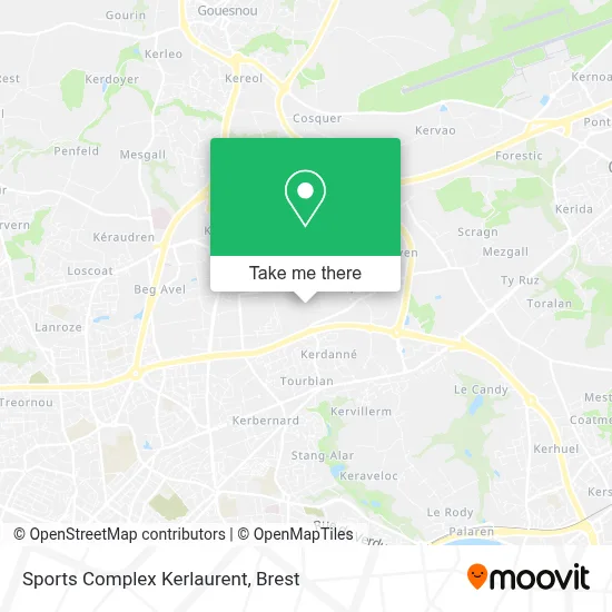 Sports Complex Kerlaurent map