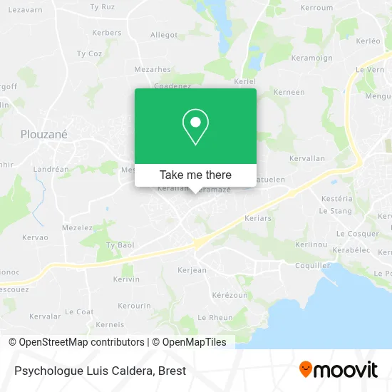 Psychologue Luis Caldera map