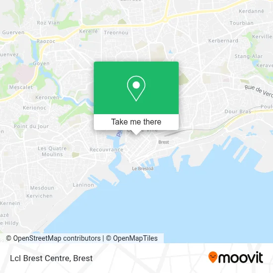 Lcl Brest Centre map