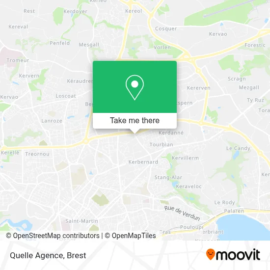 Quelle Agence map