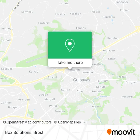 Box Solutions map
