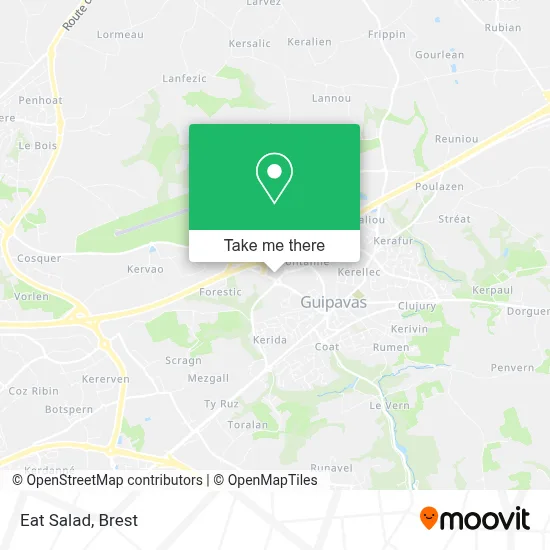 Eat Salad map
