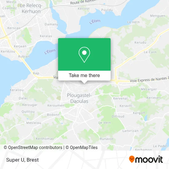 Super U map