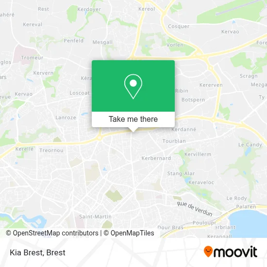 Kia Brest map