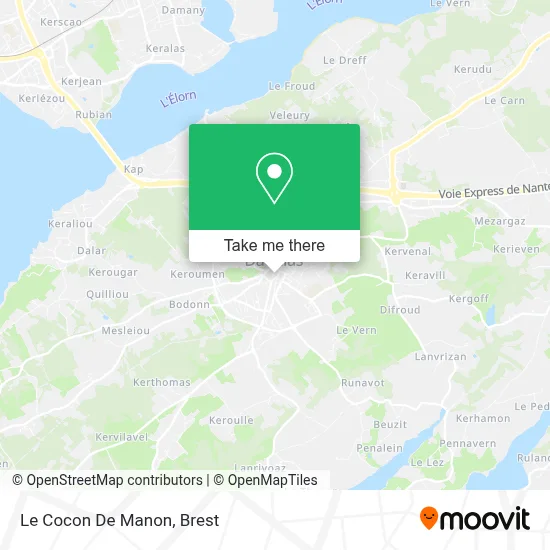 Le Cocon De Manon map