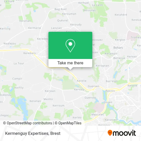 Kermenguy Expertises map