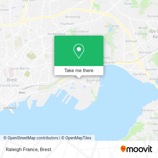 Raleigh France map