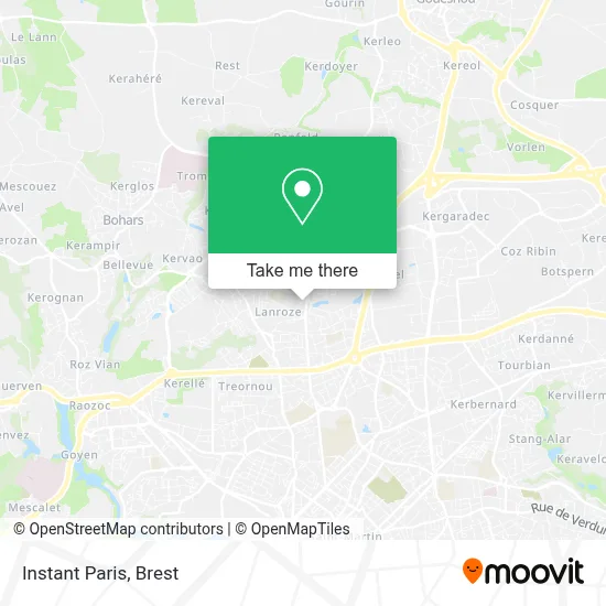 Instant Paris map