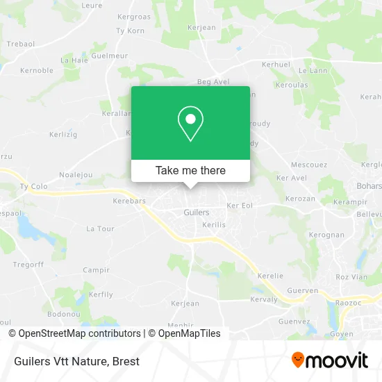 Guilers Vtt Nature map