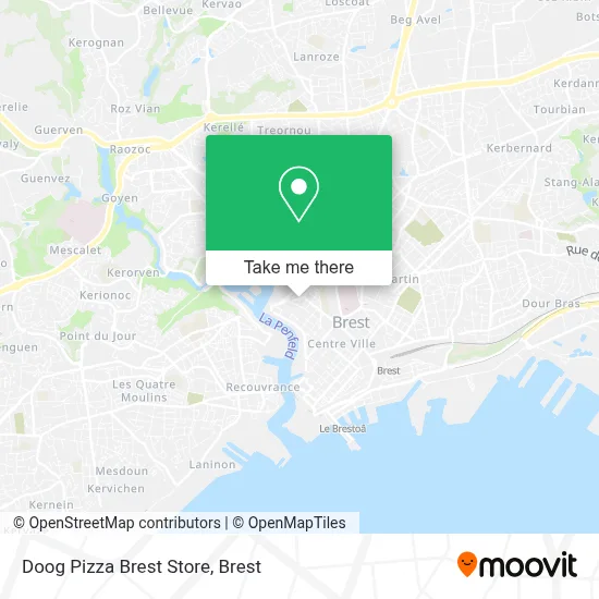 Doog Pizza Brest Store map