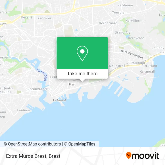 Extra Muros Brest map