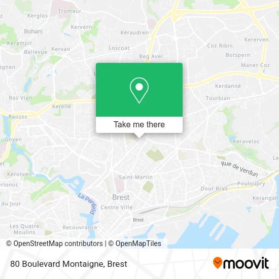 80 Boulevard Montaigne map