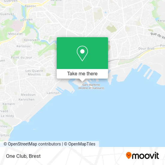 One Club map