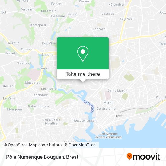 Pôle Numérique Bouguen map