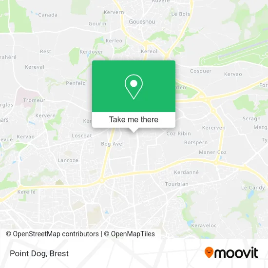 Point Dog map