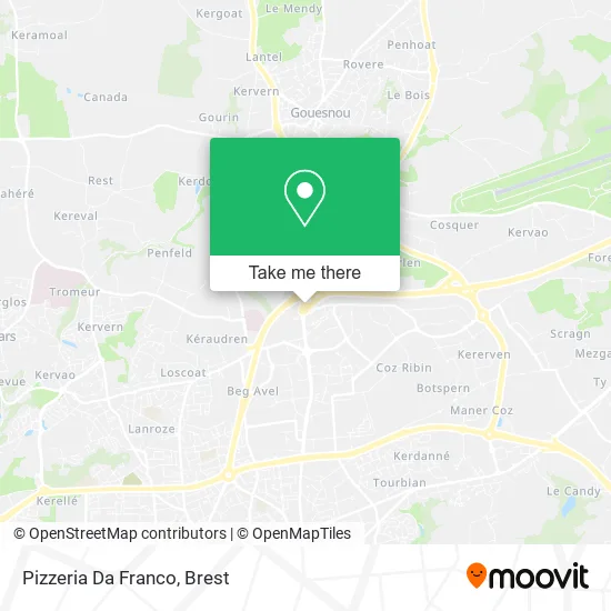 Pizzeria Da Franco map