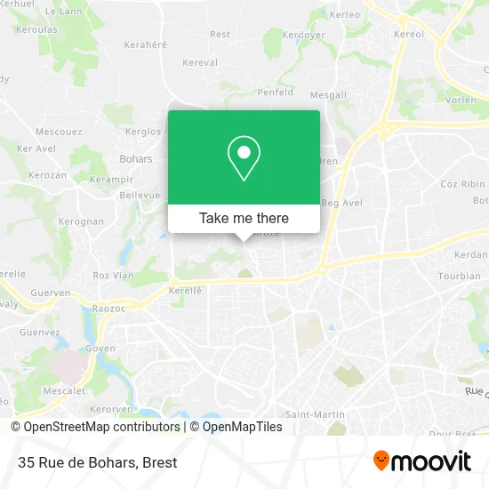 35 Rue de Bohars map