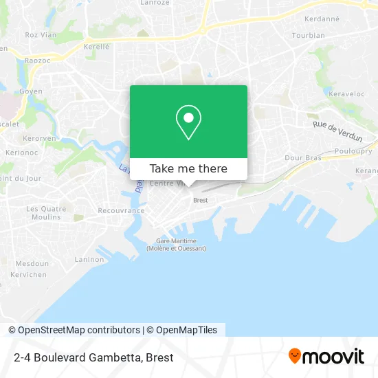 2-4 Boulevard Gambetta map