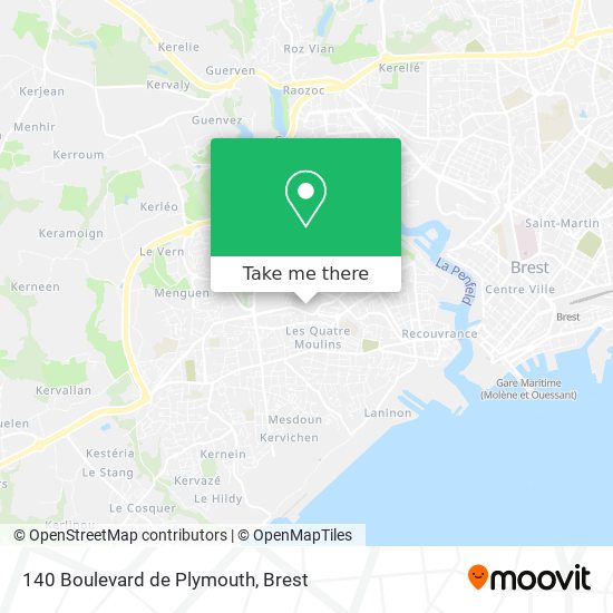 140 Boulevard de Plymouth map