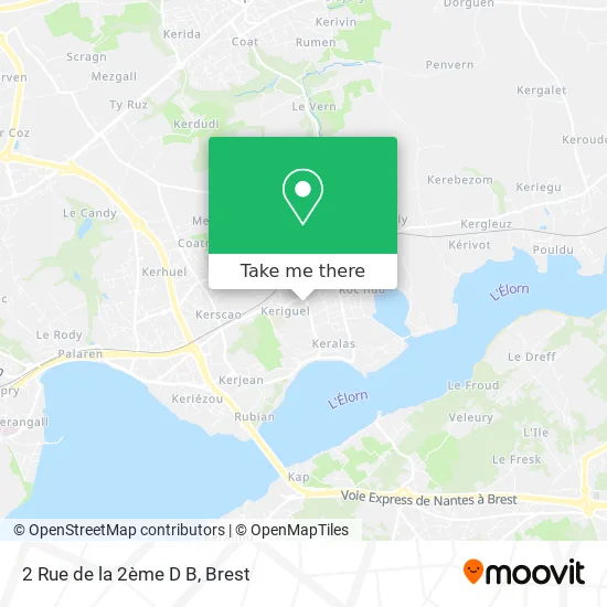 2 Rue de la 2ème D B map