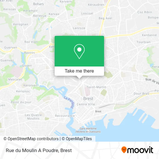 Rue du Moulin A Poudre map