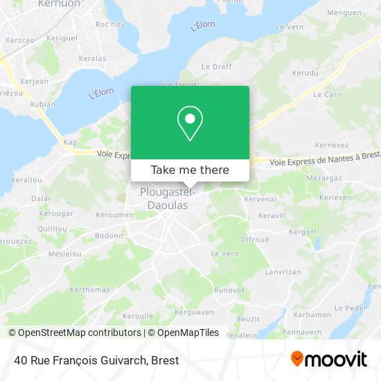 40 Rue François Guivarch map