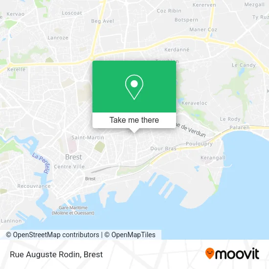 Rue Auguste Rodin map