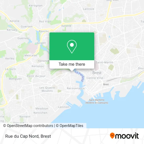 Rue du Cap Nord map